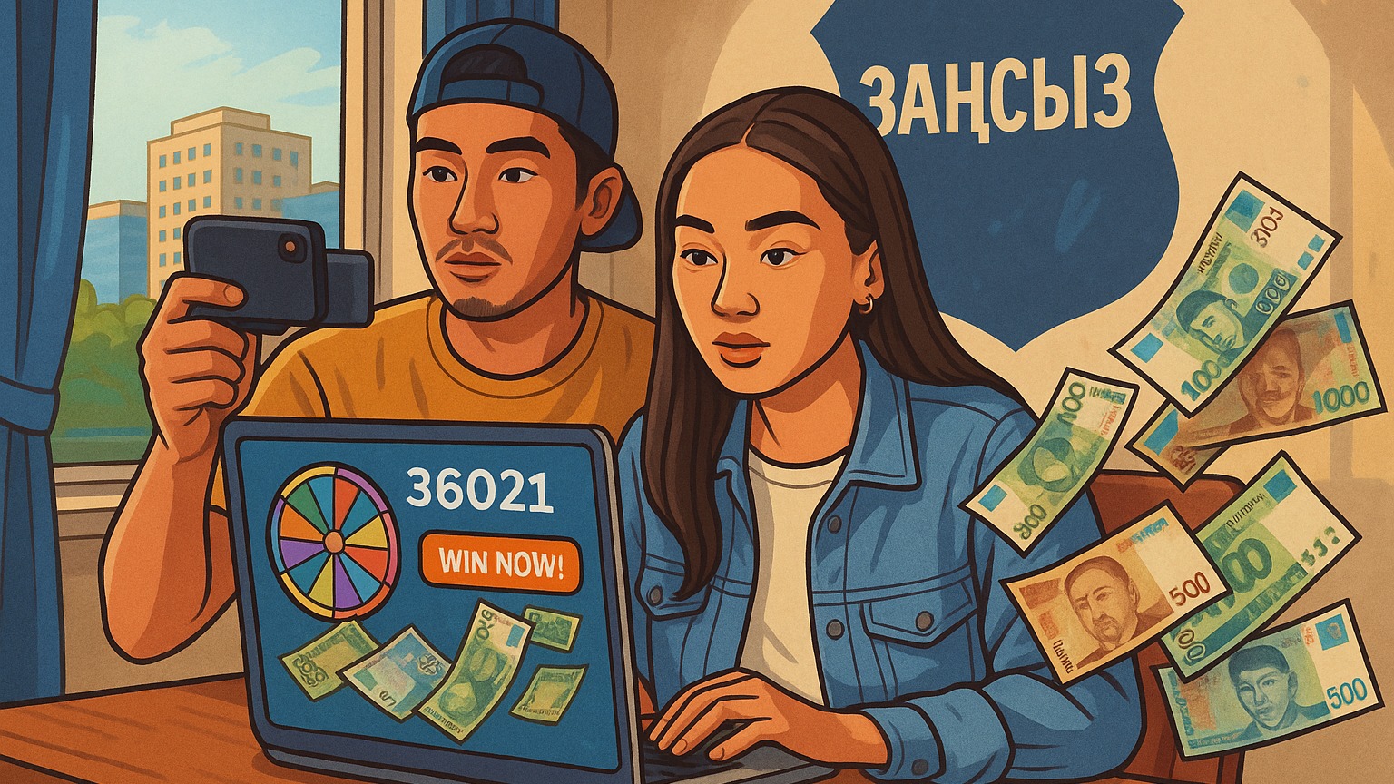 Супруги-блогеры могли заработать 162 млн тенге на незаконной онлайн-лотерее в Актау