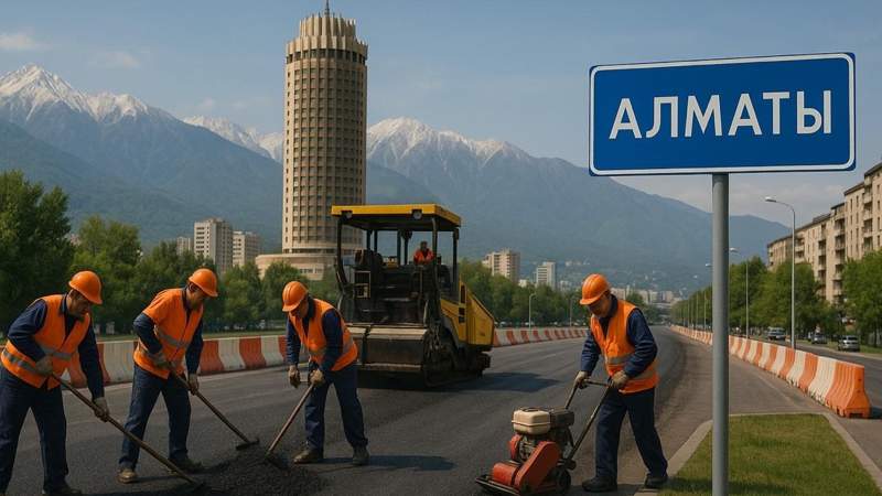 Закрытые дороги в Алматы: сводка на 23 июня