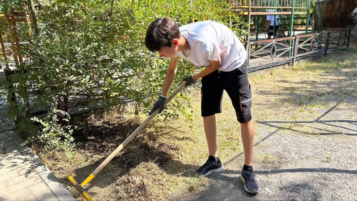 Субботник в Шымкенте Субботник в Шымкенте