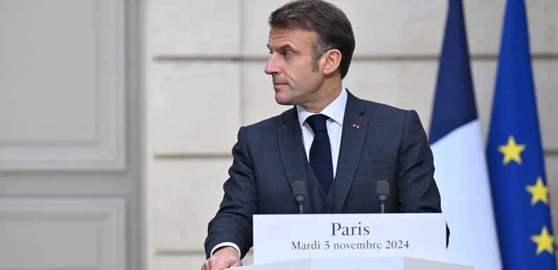 Президент Франции Эммануэль Макрон