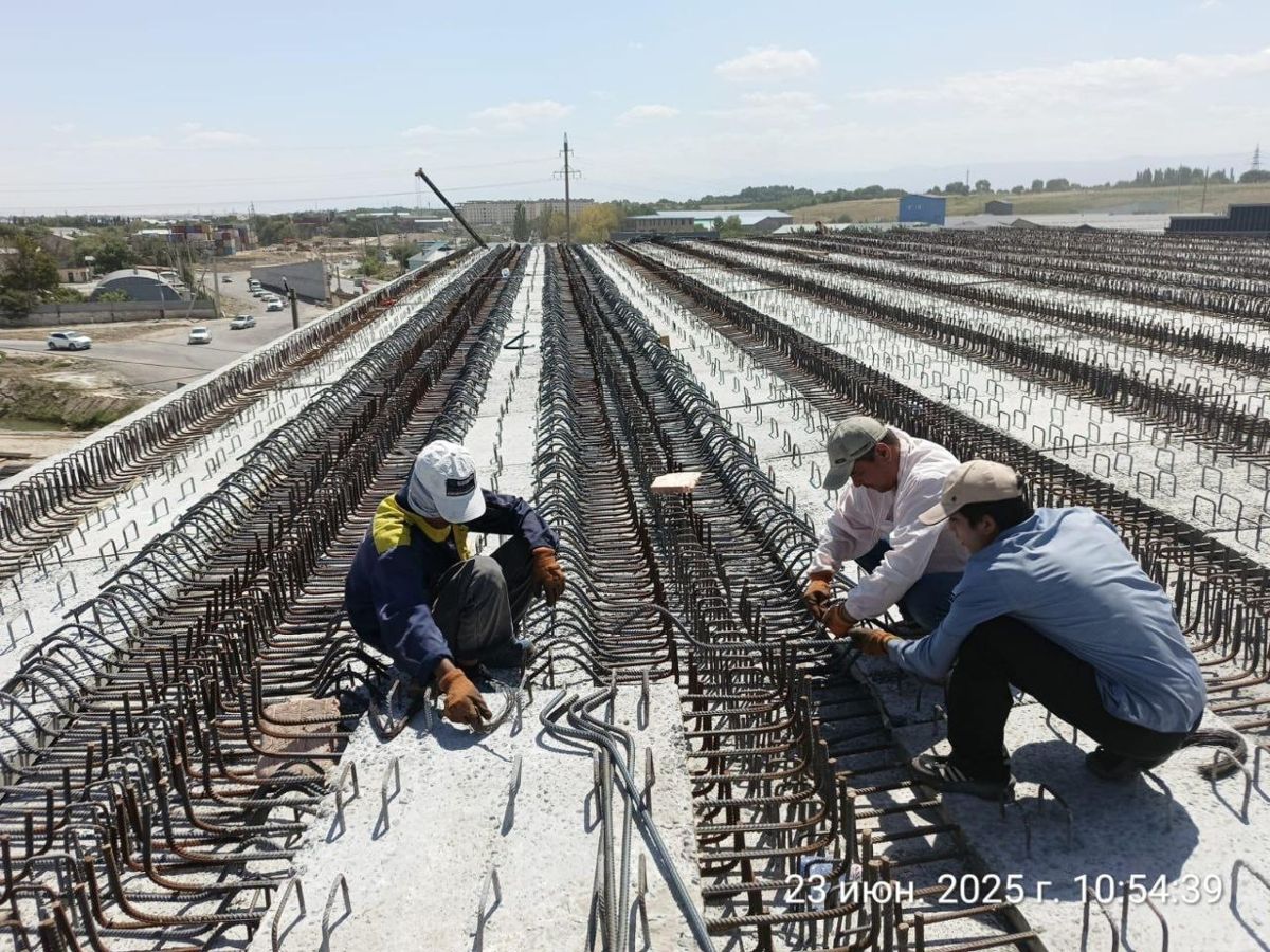 Дорожные работы в Шымкенте