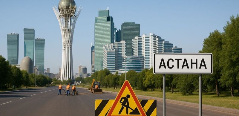 Закрытые дороги в Астане: сводка на 28 сентября. Интерактивная карта