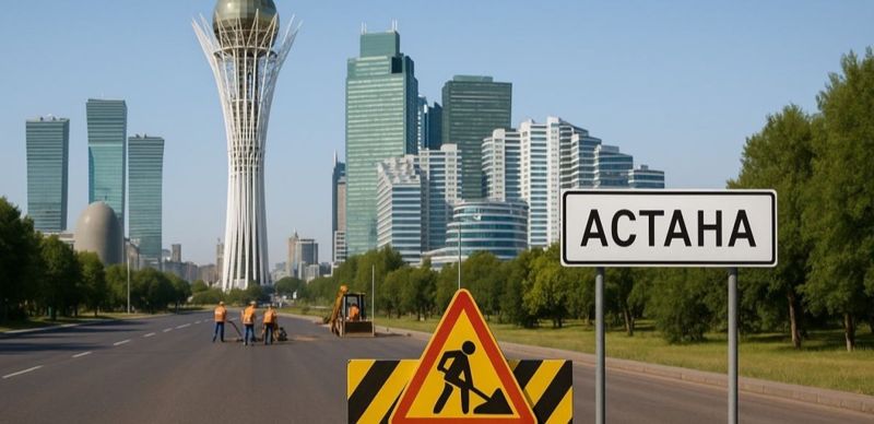 Закрытые дороги в Астане: сводка на 6 августа