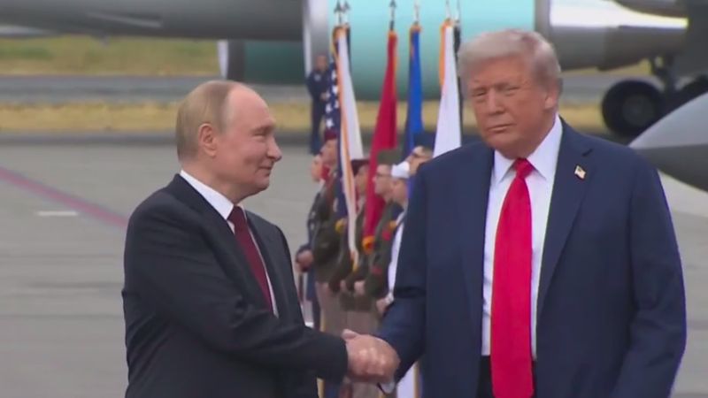 Историческая встреча на Аляске Трампа и Путина – видео