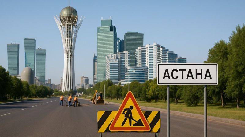 Закрытые дороги в Астане: сводка на 27 октября. Интерактивная карта