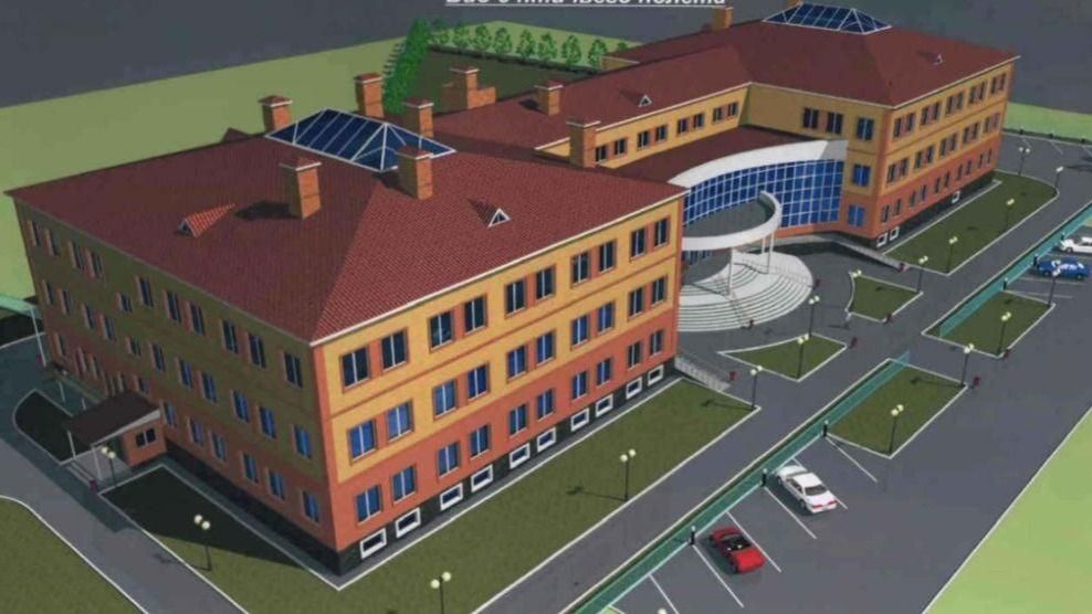 Эскиз здания соцобъекта