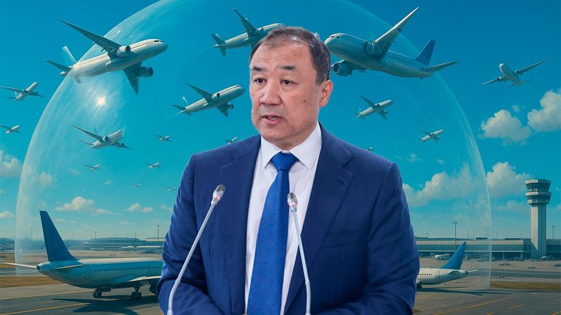 "Когда закрываем пространство, ничего не работает" – министр Сауранбаев о рынке авиации