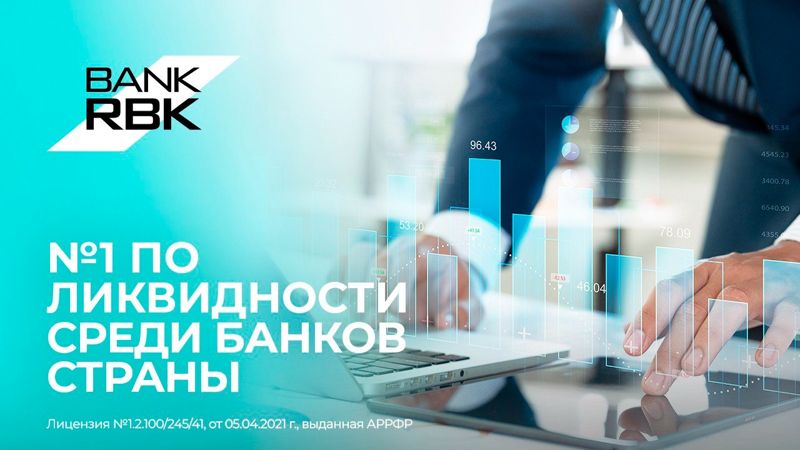 Bank RBK стал лидером по ликвидности среди банков Казахстана