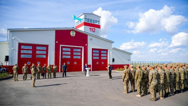 Пожарное депо открыли в Астане