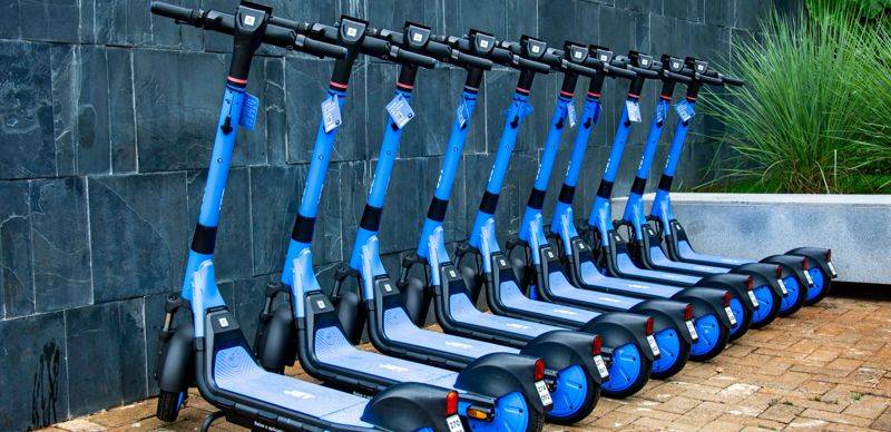В Актобе определили 23 места для парковки электросамокатов