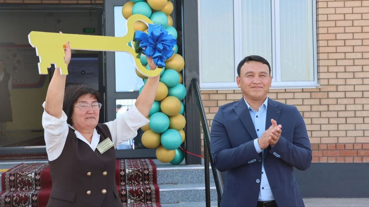 Қоныста жаңа мектеп ашылды