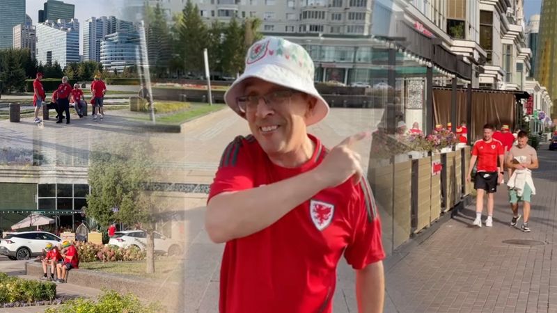 "Очень чисто, дружелюбные люди": болельщики Уэльса делятся впечатлениями об Астане