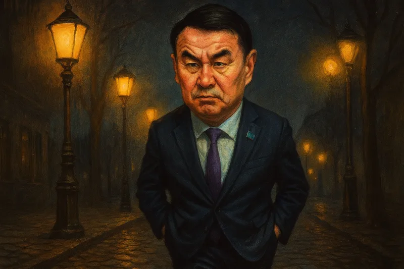 Чиновник гуляет по ночной улице