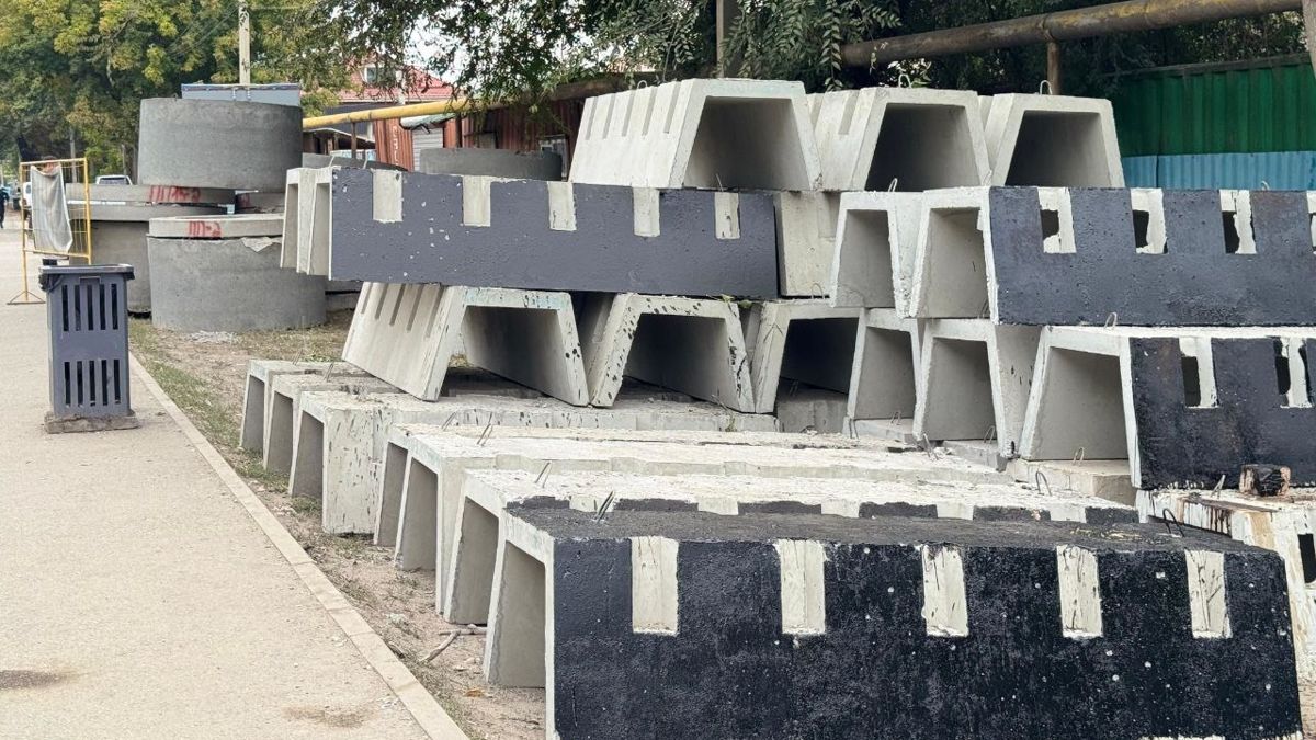Обустройство арыков в Наурызбайском районе Алматы