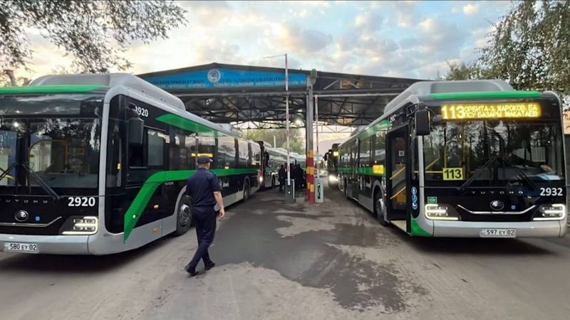 Общественный транспорт Алматы проверили полицейские