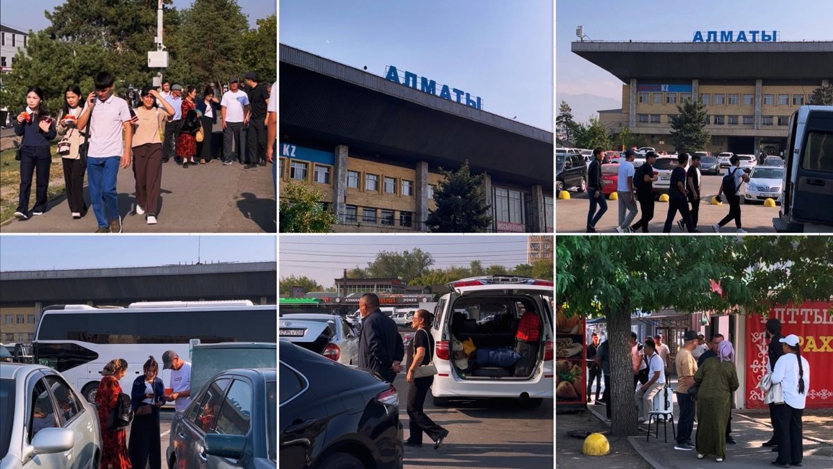 Атмосфера на автовокзале 