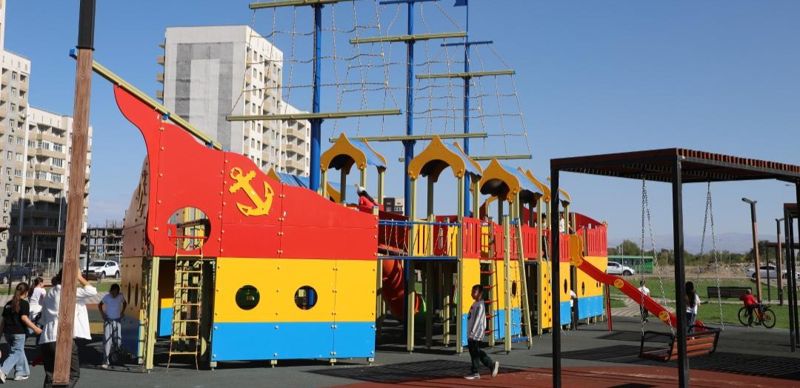 Новый парк открыт ко Дню города в Талдыкоргане