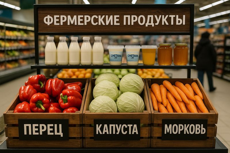 Миннацэкономики: фермеры смогут поставлять продукцию в супермаркеты вместо ИП на упрощёнке