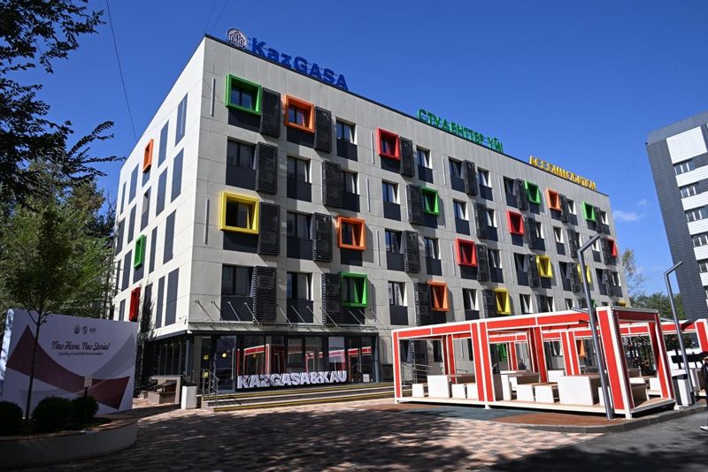 Студенческое общежитие международного уровня открылось в Алматы