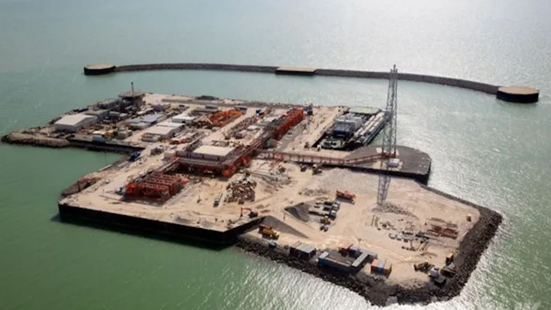 Острова Кашагана в Каспийском море