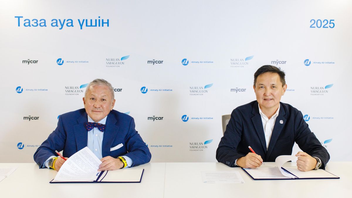 Основатель Astana Group Нурлан Смагулов и основатель Almaty Air Initiative Арсен Томский 