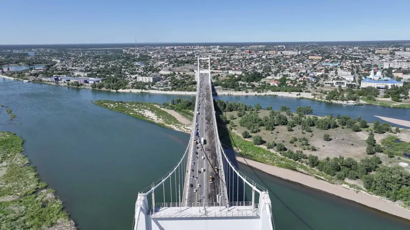 Вид на Семей с моста