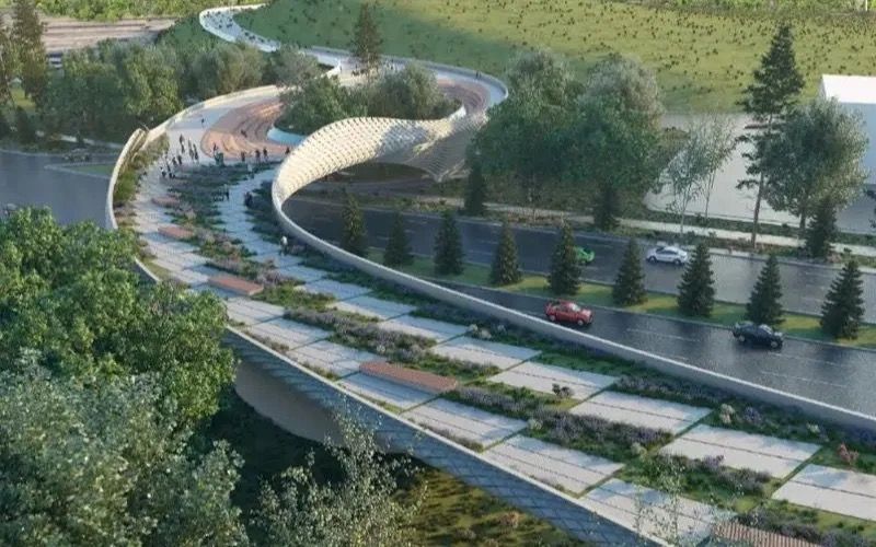 Что стало с проектом пешеходного моста по Аль-Фараби в Алматы 