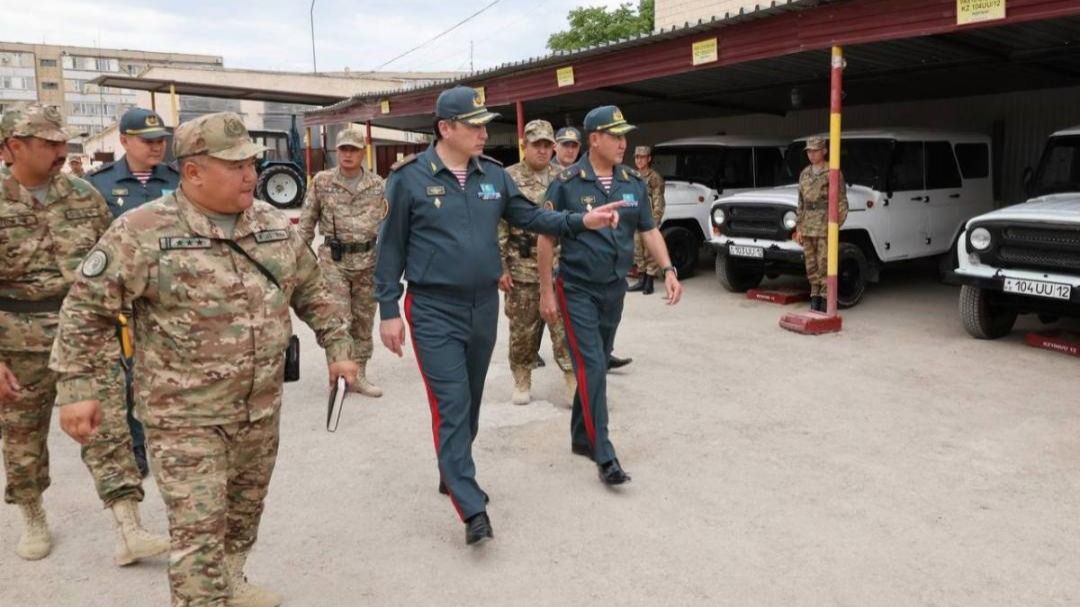 Визит главнокомандующего Нацгвардией Ансагана Балтабекова в Мангистаускую область