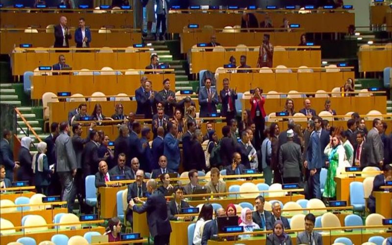 Делегации ООН покинули зал перед выступлением премьер-министра Израиля на Генассамблее