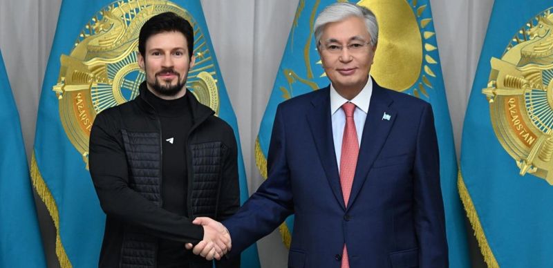Токаев высоко оценил роль Telegram в цифровом развитии Казахстана