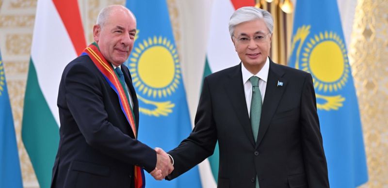 Президенты Казахстана и Венгрии обсудили геополитику и инвестиции