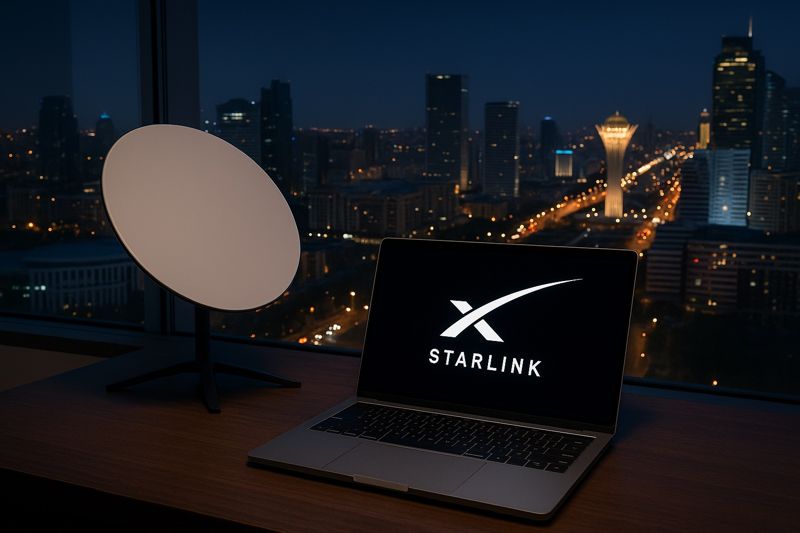 Более 50 компаний в Казахстане уже подключились к интернету от Starlink