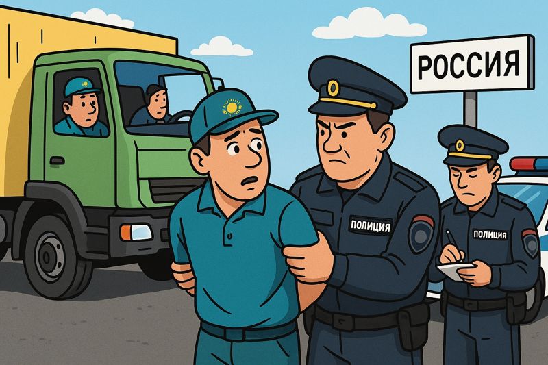 Казахстанских перевозчиков депортируют из России из-за визовых правил. Как это может повлиять на стоимость товаров