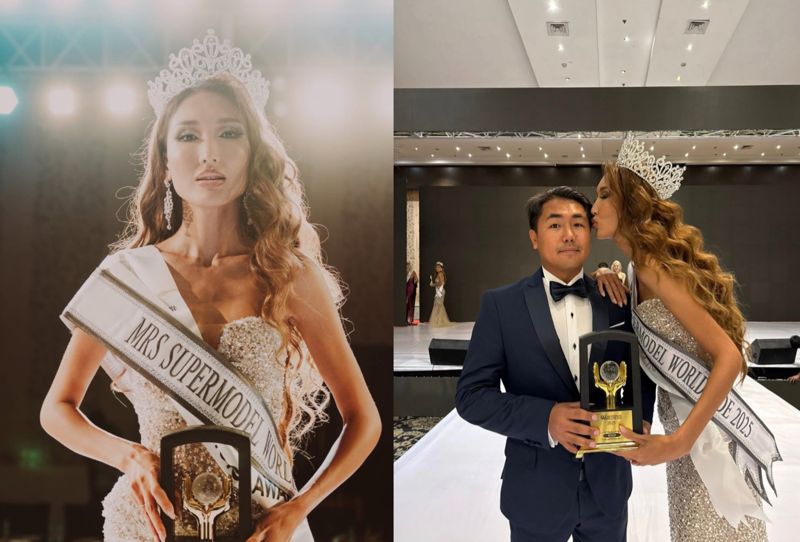 Cупруга экс-советника министра энергетики Казахстана стала победительницей конкурса Mrs. Supermodel WorldWide