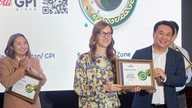 Coca-Cola Казахстан и GPI Lab получили премию Eurobak Award 2025 за экологический проект Smart Plastic Zone