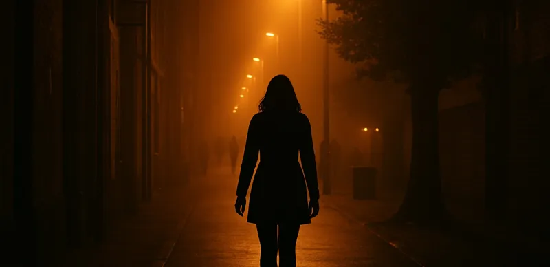   Женщина на улице