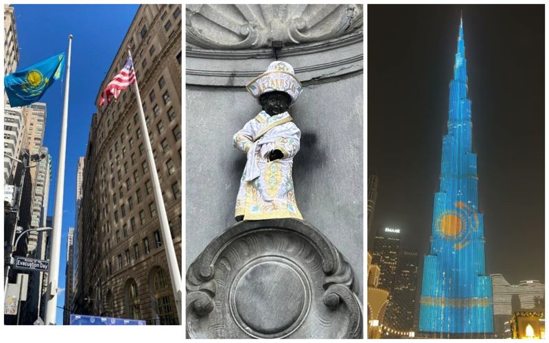 От Нью-Йорка до Брюсселя: как в мире поздравили Казахстан с Днём Республики