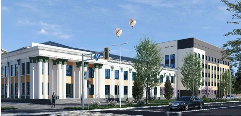 Эскиз школы №56 в Алматы