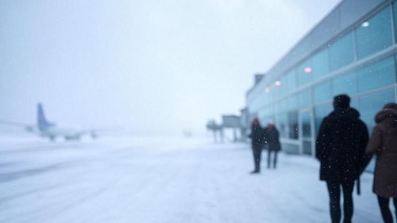 В алматинском аэропорту задерживаются рейсы из-за непогоды