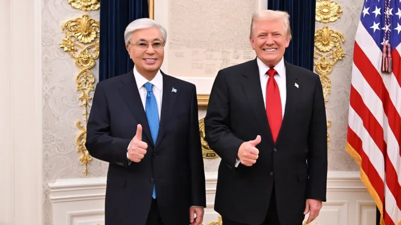 Касым-Жомарт Токаев и Дональд Трамп