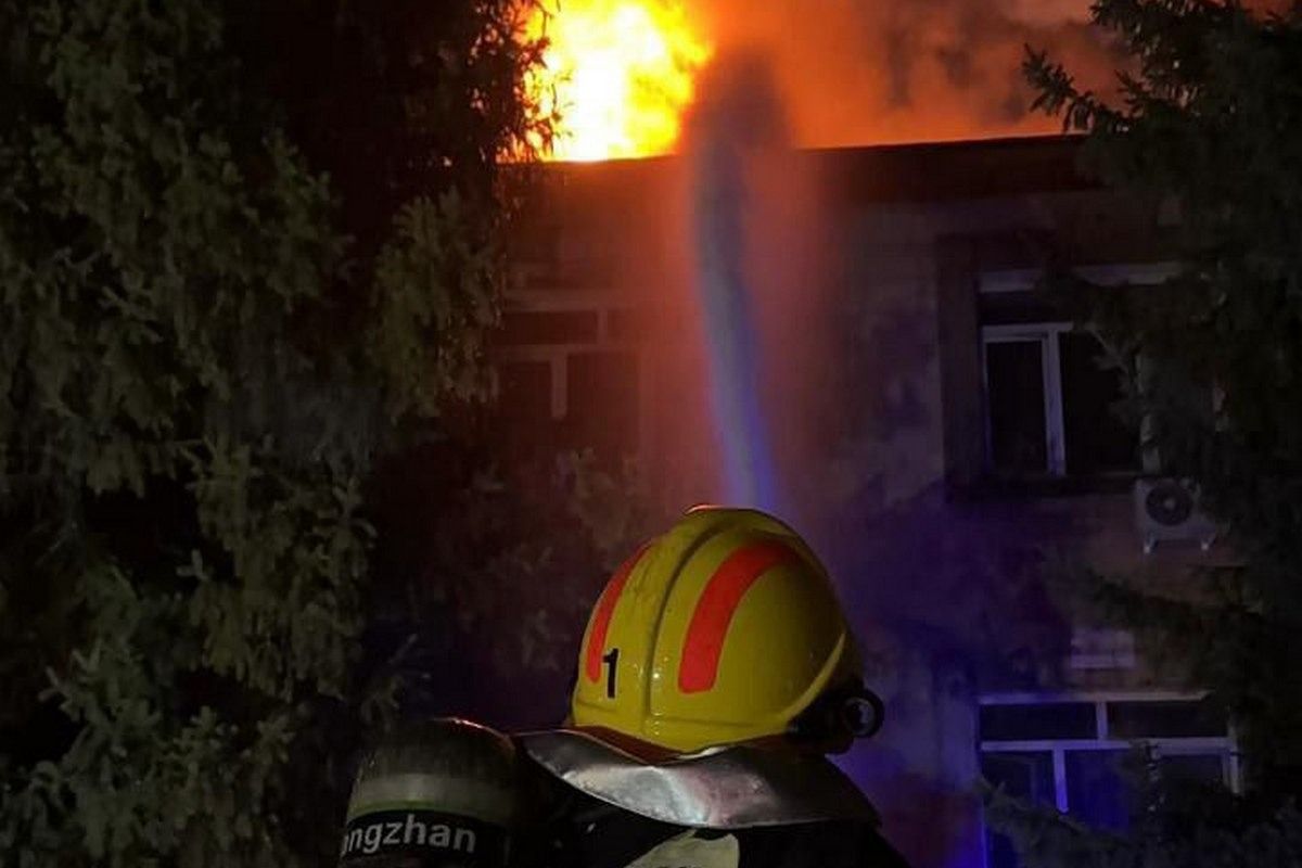 Пожар в детском доме Алматы