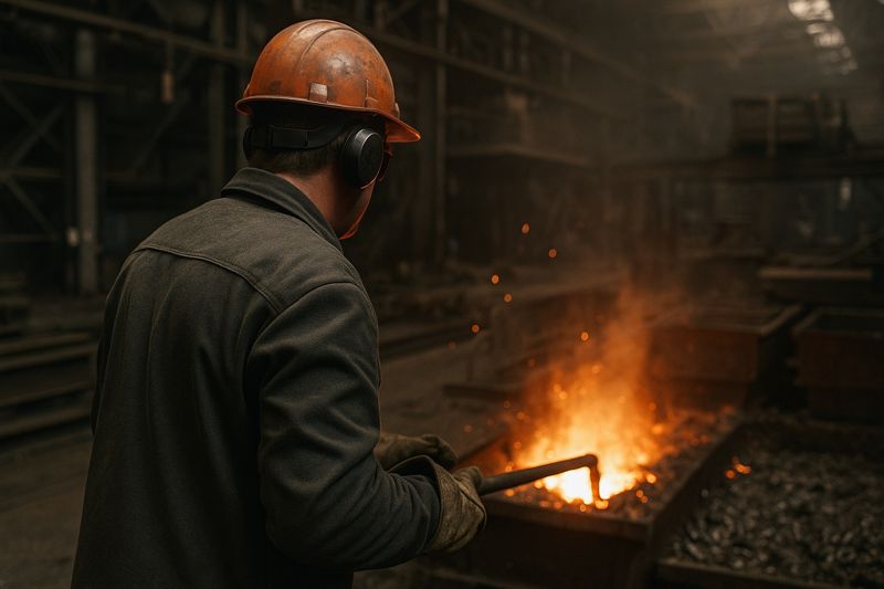 Слесарь получил термические ожоги на заводе в Аксу 