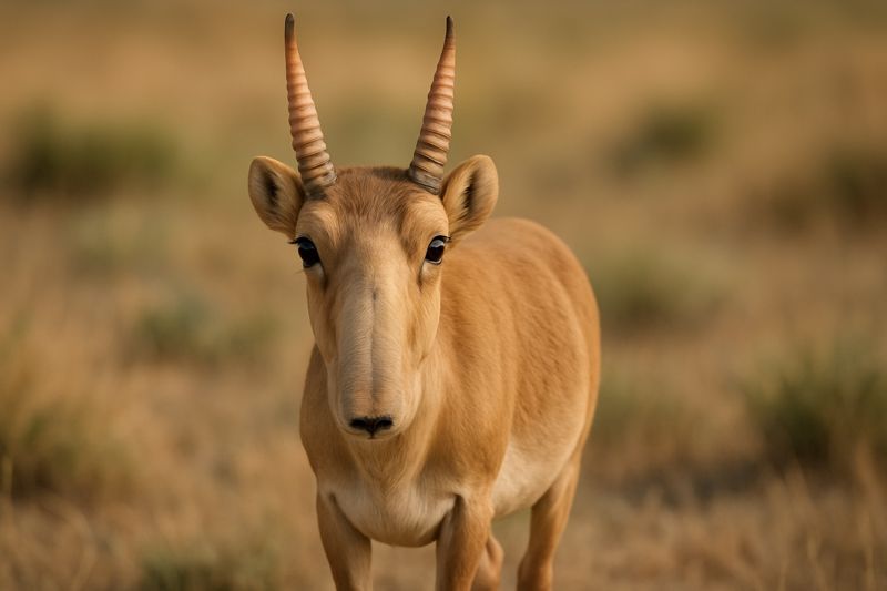 Казахстану разрешили экспорт рогов сайгака под строгим контролем