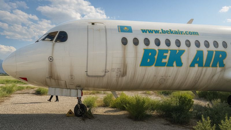 Самолёты Bek Air ржавеют пятый год: могут ли они ещё взлететь