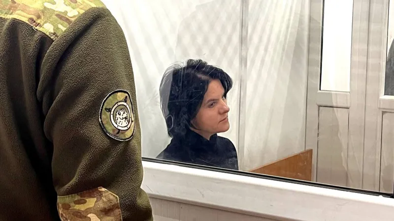 Татьяна Белова в зале суда