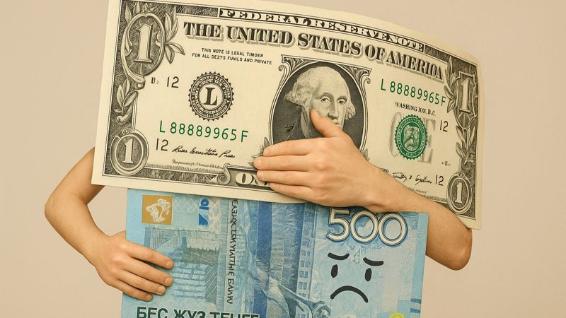 Доллар в шаге от отметки в 500 тенге