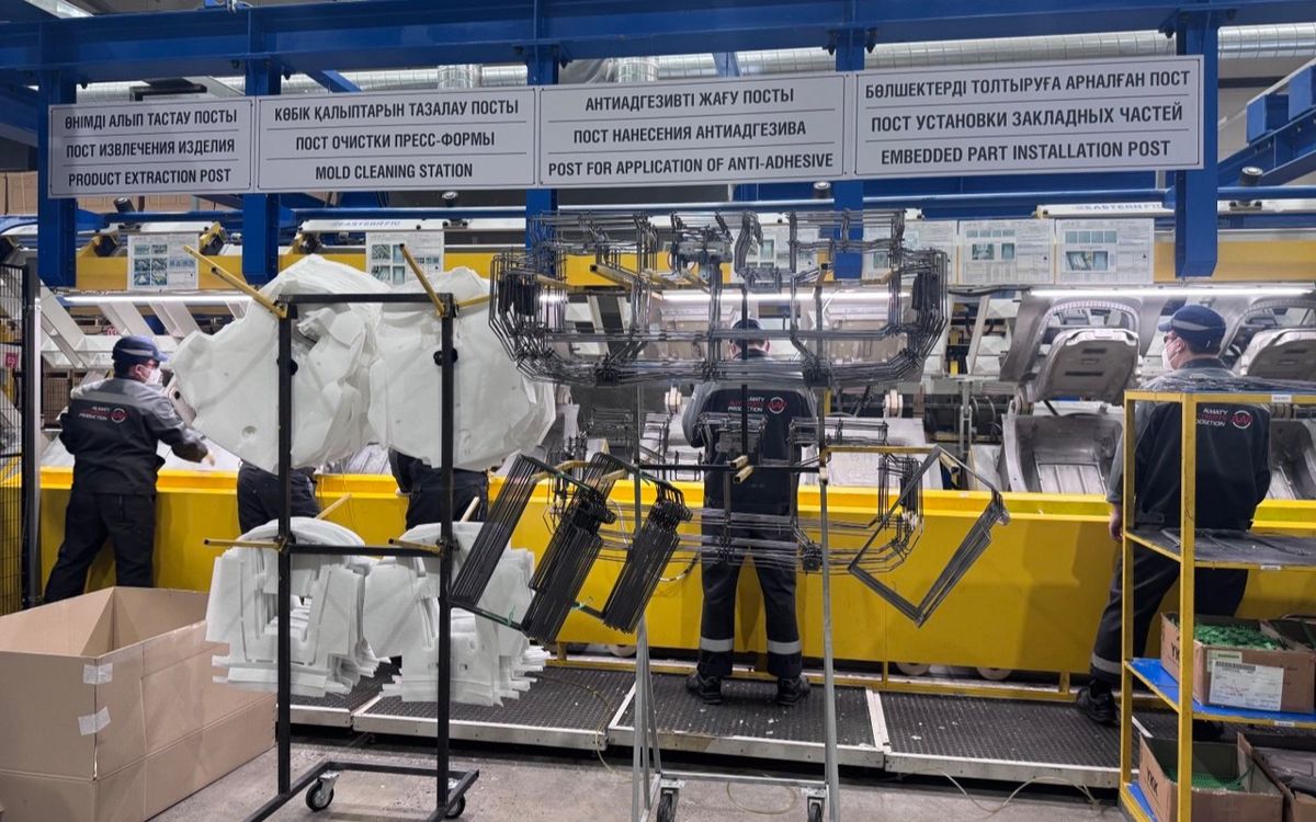 Цех производства пеноформы