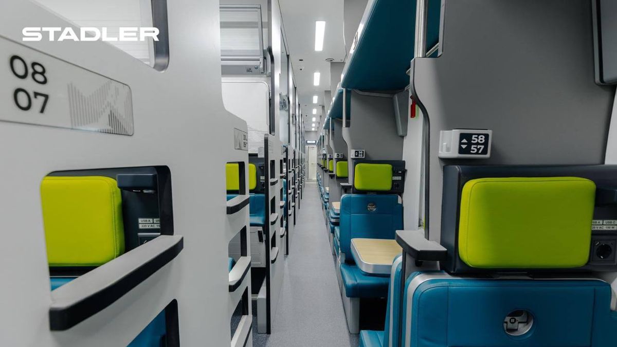 Новый плацкартный вагон