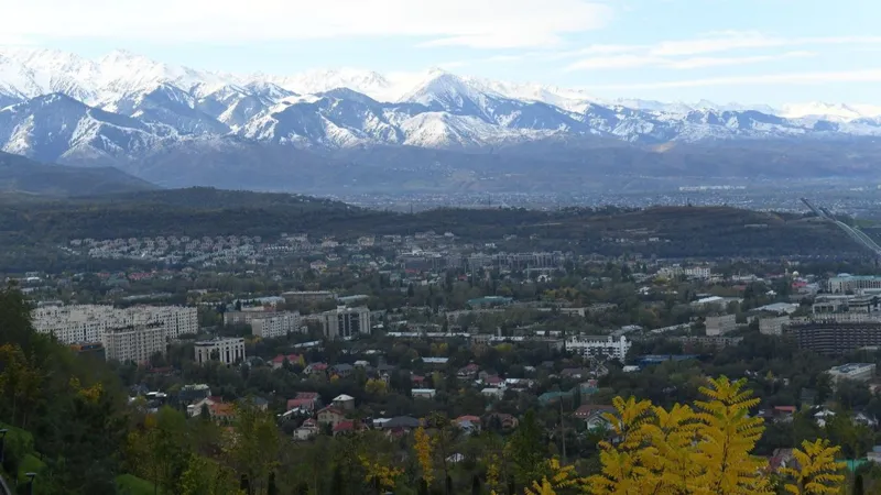 Панорама Алматы