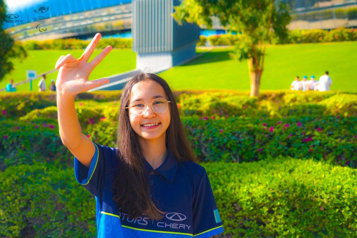 Адель Калиева &ndash; четырёхкратная золотая медалистка AYPG 2025 на дистанциях 400 м, 200 м, 100 м и 50 м. 